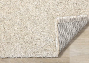 HomeRoots 5' Cream and Beige Geometric Area Rug - Modern Comfort, Durable, Stain-Resistant for Family Spaces 8' X 11' 661288