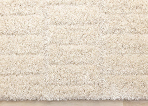 HomeRoots 5' Cream and Beige Geometric Area Rug - Modern Style, Soft Comfort, Durable Design for Any Home 8' X 11' 661290