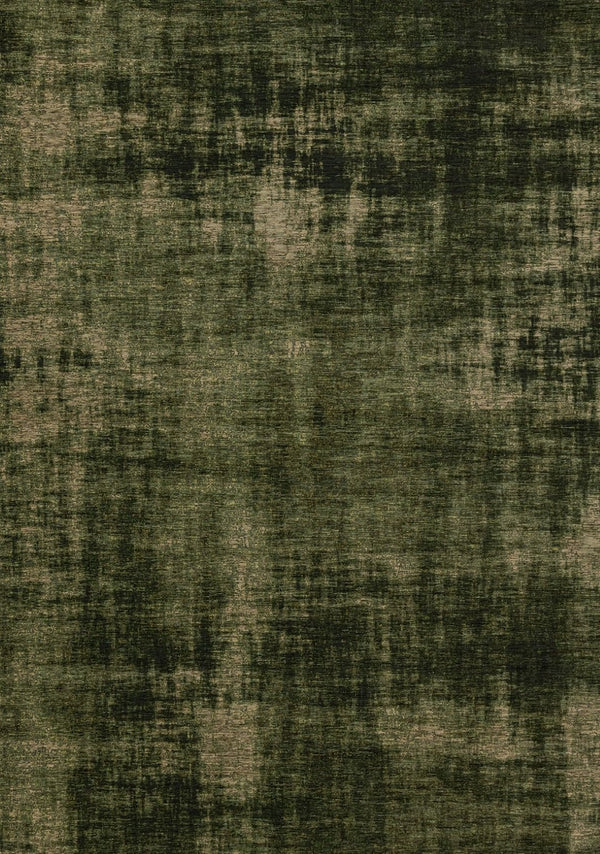 HomeRoots 5' Modern Green and Taupe Abstract Area Rug - Durable, Stain-Resistant Design for Busy Homes 5' X 8' 661305