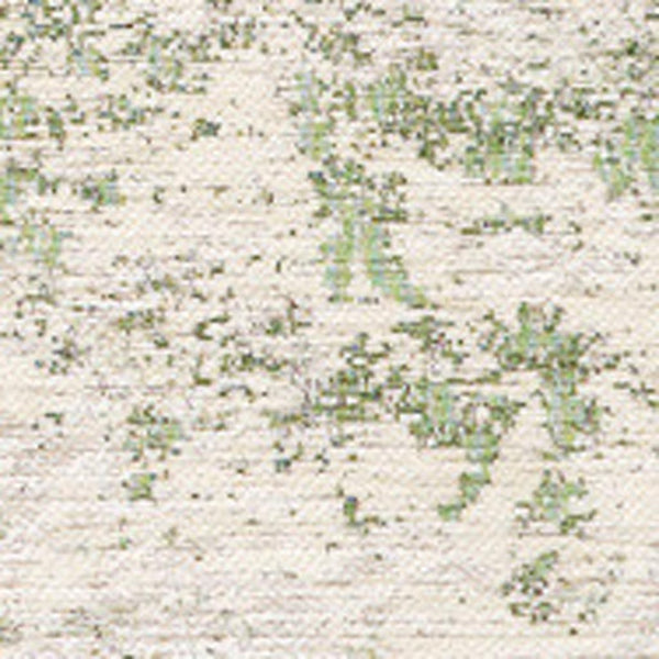 HomeRoots 5' Modern Abstract Cream and Green Area Rug – Stylish, Durable, Stain-Resistant for Busy Homes 8' X 11' 661321