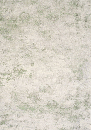 HomeRoots 5' Modern Abstract Cream and Green Area Rug – Stylish, Durable, Stain-Resistant for Busy Homes 8' X 11' 661321