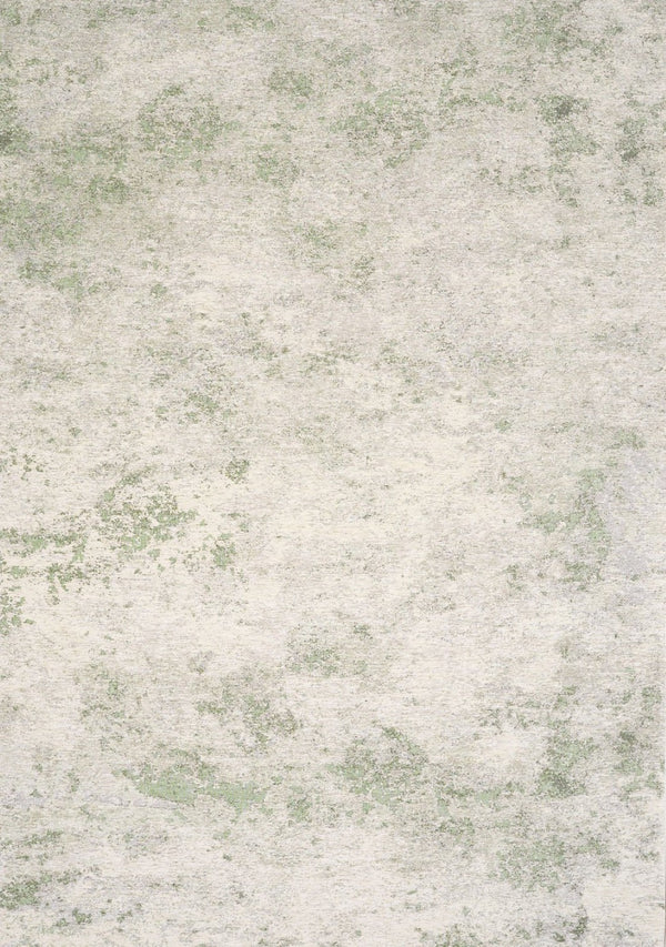 HomeRoots 5' Modern Abstract Cream and Green Area Rug – Stylish, Durable, Stain-Resistant for Busy Homes 8' X 11' 661321