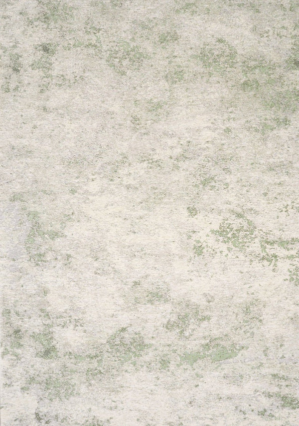 HomeRoots 5' Modern Abstract Cream and Green Area Rug – Stylish, Durable, Stain-Resistant for Busy Homes 8' X 11' 661321