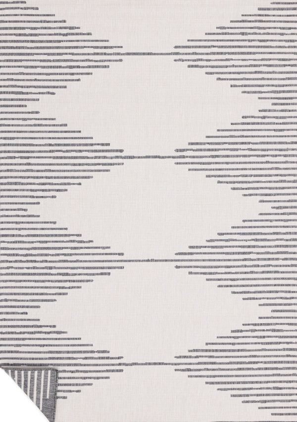 HomeRoots 5' Modern Gray and Beige Geometric Area Rug - Durable, Stain-Resistant, Perfect for High-Traffic Spaces 5' X 8' 661324