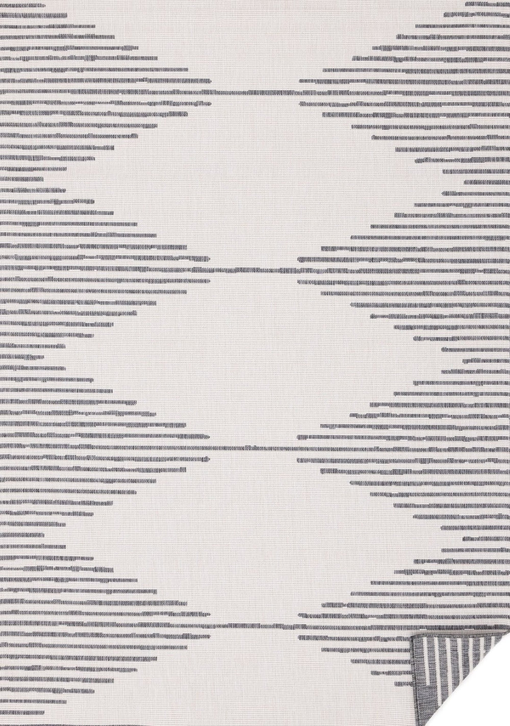 HomeRoots 5' Modern Gray and Beige Geometric Area Rug - Durable, Stain-Resistant, Perfect for High-Traffic Spaces 8' X 11' 661325