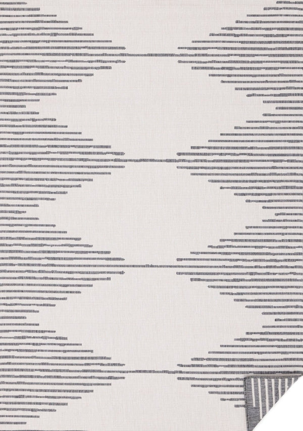 HomeRoots 5' Modern Gray and Beige Geometric Area Rug - Durable, Stain-Resistant, Perfect for High-Traffic Spaces 8' X 11' 661325