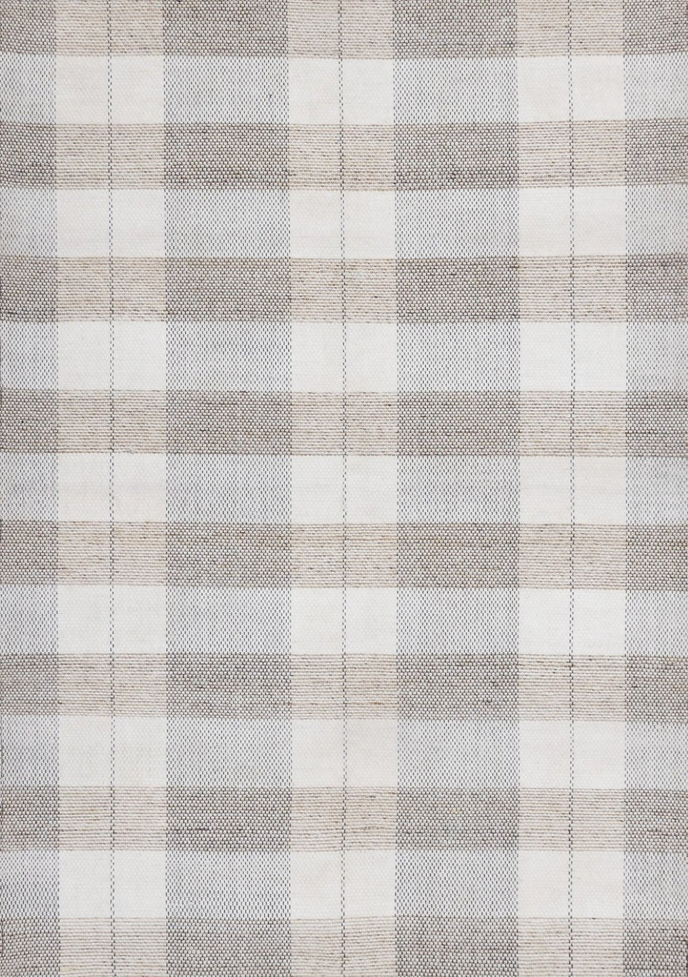 HomeRoots 5' Cream and Gray Geometric Area Rug - Hand-Woven, Stain-Resistant, Perfect for Modern Interiors 5' X 8' 661333