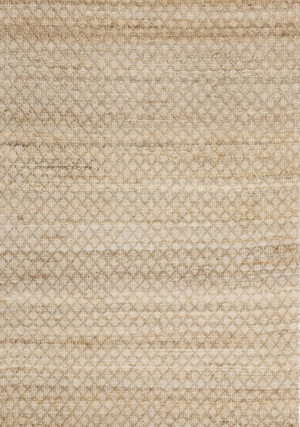 HomeRoots 5' Hand-Woven Jute Area Rug in Beige & Light Brown - Stylish Geometric Design for Modern Spaces 5' X 8' 661335
