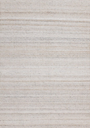 HomeRoots 5' Hand-Woven Cream and Beige Geometric Area Rug - Soft, Stain-Resistant, Perfect for Modern Spaces 5' X 8' 661337