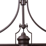 Chadwick 47'' Wide 3-Light Linear Chandelier - Oiled Bronze 66135-3 Elk Lighting