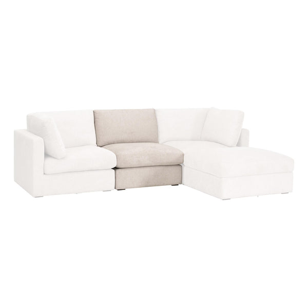 Essentials for Living Daley Modular Armless Chair 6613L-1S.LHIVO