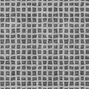 HomeRoots 5' X 8' Stylish Graphite & Silver Geometric Area Rug - Washable, UV Protected, Durable Design! 661511