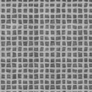 HomeRoots 8' X 10' Graphite & Silver Geometric Washable Area Rug - UV Protected, Durable, Family-Friendly Design 661513