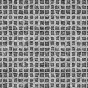HomeRoots 9' X 12' Stylish Graphite & Silver Geometric Washable Area Rug with UV Protection & Stain Resistance 661514