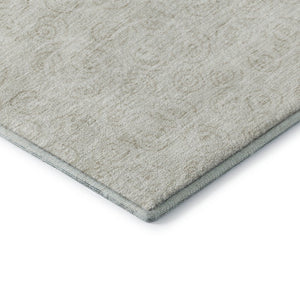 HomeRoots 10' Ivory and Beige Washable Polka Dot Area Rug – Stain-Resistant, UV Protected for Family Spaces 661587