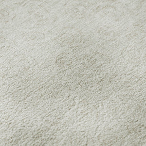 HomeRoots 10' Ivory and Beige Washable Polka Dot Area Rug – Stain-Resistant, UV Protected for Family Spaces 661587