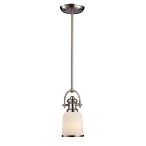 Brooksdale 5'' Wide 1-Light Mini Pendant - Satin Nickel 66161-1 Elk Lighting