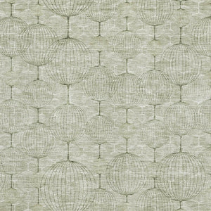 HomeRoots 10' Geometric Artichoke Green Area Rug - Washable, UV Resistant, Modern Design for High Traffic Areas 661869