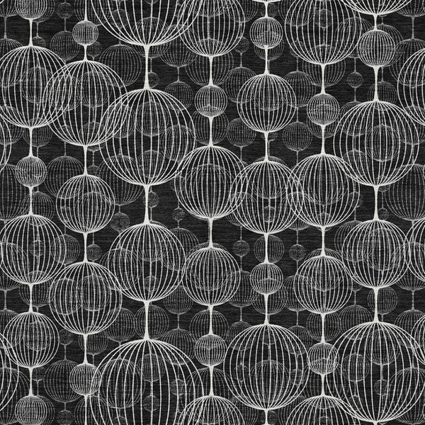 HomeRoots 8' X 10' Stylish Black And Ivory Geometric Area Rug – Durable, Washable, UV Protected For High-Traffic Homes 661879