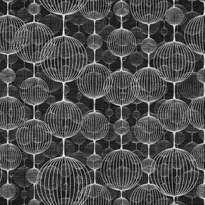 HomeRoots 9' X 12' Black And Ivory Geometric Area Rug - Stylish, Washable, UV-Protected for Modern Spaces 661880