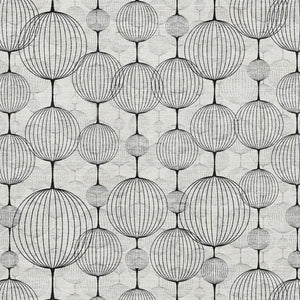 HomeRoots 5' X 8' Washable White & Gray Geometric Area Rug with UV Protection for Stylish, Easy Living Spaces 661907