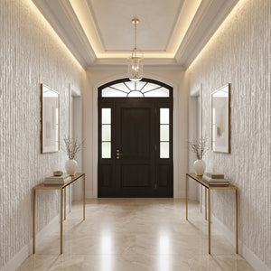 English Elm 3d Faux Stone Pu Wainscoting Panels Lightweight Waterproof Interior Accent Wall Set White Marble W347P478204
