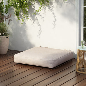 English Elm Christopher Knight Home® - Noah Plush Outdoor Dining Chair Cushion In Beige - Durable, Fade-Resistant & Easy To Clean Comfort N775P291472B