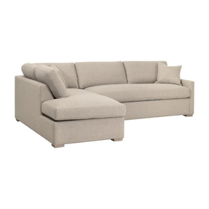 Essentials for Living Clara 112"  Slim Arm Sleeper Queen LF Sectional 6620-LFS.LGJUT/NG