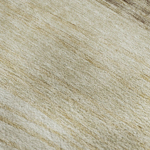 HomeRoots 9' X 12' Beige and Brown Striped Area Rug - Durable, Washable, UV-Protected for Family-Friendly Spaces 662084