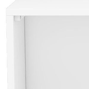 HomeRoots White Wood Queen Murphy Bed with Integrated Drawers - Space-Saving, Stylish, and Cozy Retreat! 662359