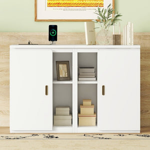HomeRoots White Wood Full Murphy Bed - Elegant Space-Saving Design for Stylish & Functional Room Solutions 662361