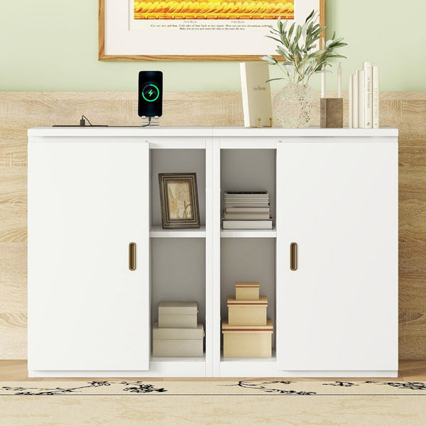 HomeRoots White Wood Full Murphy Bed - Elegant Space-Saving Design for Stylish & Functional Room Solutions 662361