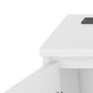 HomeRoots White Wood Full Murphy Bed - Elegant Space-Saving Design for Stylish & Functional Room Solutions 662361