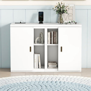 HomeRoots White Wood Queen Murphy Bed - Space-Saving, Stylish Design for Small Rooms & Guest Accommodations 662363