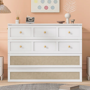 HomeRoots White Wood Queen Murphy Bed - Stylish Space-Saving Design with Drawers for Multi-Purpose Rooms 662368