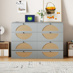 HomeRoots Gray Wood Full Murphy Bed with Drawers - Stylish, Space-Saving Design for Modern Living Spaces! 662374