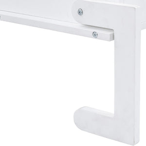 HomeRoots White Wood Queen Murphy Bed - Stylish Space-Saving Design for Small Rooms, Guest Areas, and Studios 662381