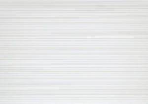 English Elm Modern California King Bed In White Finish - Sleek Wood Grain Design With Black Framing Lines B011S01343