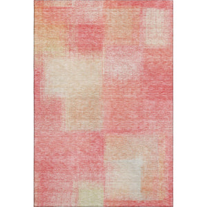 HomeRoots 10' X 14' Blush Ivory Copper Area Rug - Washable, UV-Protected, Stain-Resistant for Busy Homes 662549