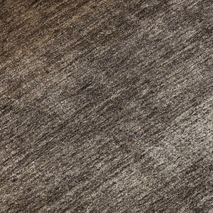 HomeRoots 8' X 10' Chocolate & Ivory Abstract Area Rug - Washable, UV Protected, Perfect for High-Traffic Spaces! 662559