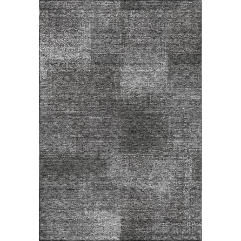 HomeRoots 8' X 10' Gray and Ivory Abstract Area Rug – Stylish, Washable, Stain-Resistant with UV Protection! 662571