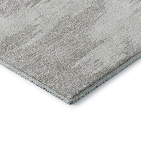HomeRoots 10' X 14' Abstract Washable Area Rug in Ivory Beige & Taupe with UV Protection for High Traffic Homes 662861