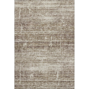 HomeRoots 9' Brown and Beige Abstract Washable Area Rug - Durable, UV-Protected, Ideal for High-Traffic Spaces 662914