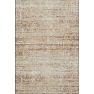 HomeRoots 8' X 10' Abstract Copper and Beige Washable Area Rug – Stain-Resistant, UV Protected, Easy Care! 662919