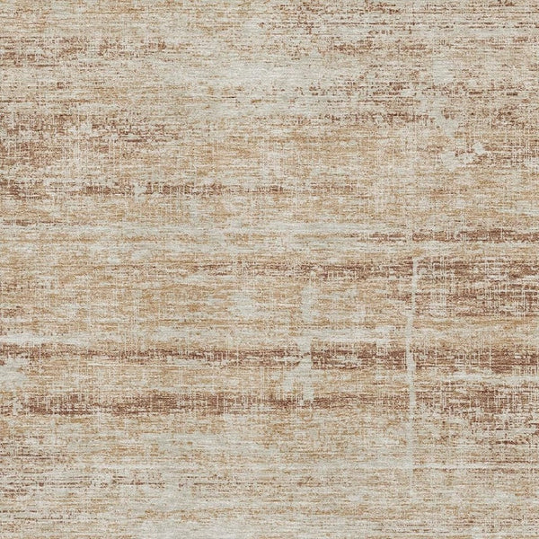 HomeRoots 9' X 12' Copper & Beige Abstract Area Rug - Washable, UV Protected, Non-Slip, Perfect for Busy Homes! 662920