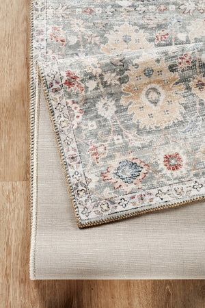 English Elm Majestic Traditional Runner Rug Rich Green Polyester Pile Hallway and Bedroom Accent B186P428851