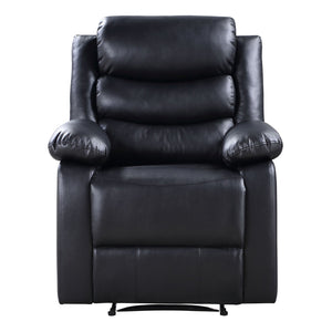 English Elm Black Power Recliner Plush Pillow-Top Arms, Independent Coil Support, Tight Cushions for Sleek Comfort and Durability B062P184508