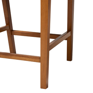 Baxton Studio Baxton Studio Olivia Mid-Century Modern Grey Faux Leather Pub Stools - Stylish Set of 2! RT325-STL-Grey