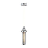 Fulton 4'' Wide 1-Light Mini Pendant - Polished Chrome 66315/1 Elk Lighting