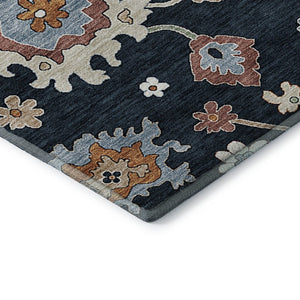 HomeRoots 8' X 10' Washable Floral Medallion Area Rug - UV Protected, Stain Resistant, Soft & Stylish Home Essential 663267